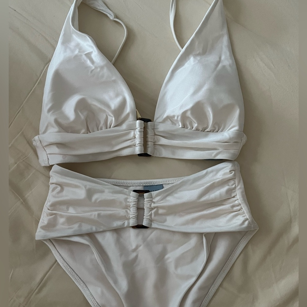 Shade & Shore White Bikini Set